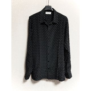 サンローラン(Saint Laurent)の稀少 SAINT LAURENT PARIS 2014s/s シルクシャツ(シャツ)