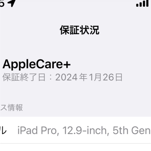 美品iPad Pro 12.9インチ 第5世代 WiFi 128GB シル