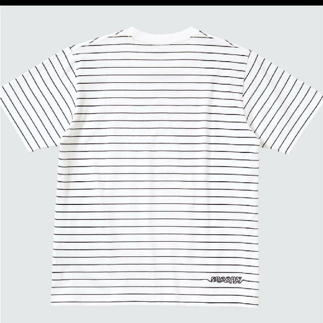 UNIQLO(ユニクロ)のユニクロ　UNIQLO　UTGP2022×ピーナッツUT　Tシャツ　ボーダーXL メンズのトップス(Tシャツ/カットソー(半袖/袖なし))の商品写真