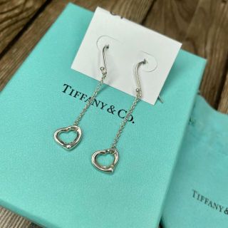 ティファニー(Tiffany & Co.)のTiffany & Co  / ティファニー 　オープン ハート　ドロップピアス(ピアス)