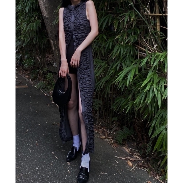 ジュエミ juemi Satin Colon Long Dress