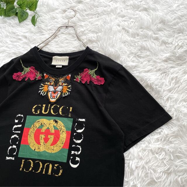 オープニング 大放出セール】 GUCCI 刺繍 花柄 シャツ 2022