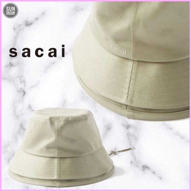 希少色　sacai サカイ ロゴ　キャップ　入手困難　新品