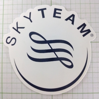 【448】スカイチーム SKY TEAM 防水ステッカー(その他)
