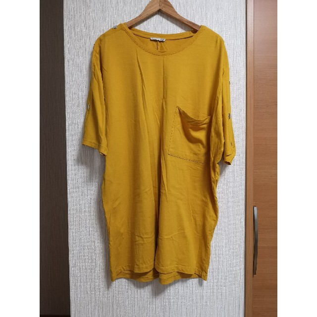 ZARA(ザラ)のZARA ザラ ビッグシルエットTシャツ トップス ワンピース レディースのトップス(Tシャツ(半袖/袖なし))の商品写真