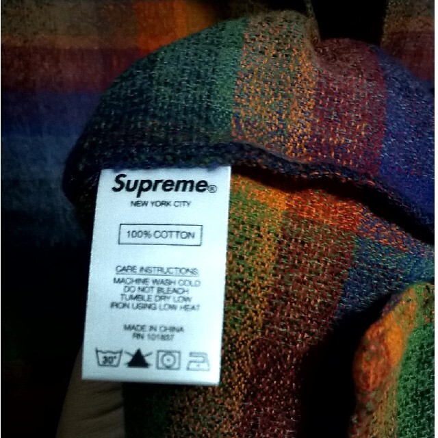 SUPREME フランネルシャツ