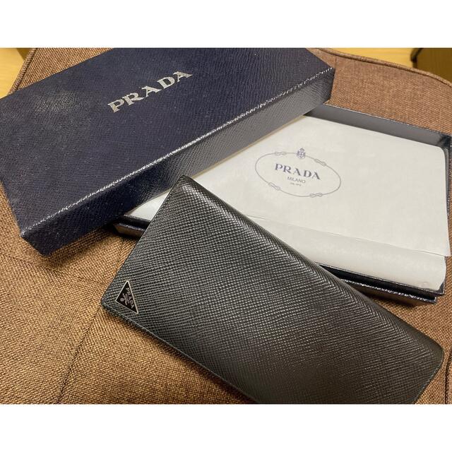 割引カーニバル 【お取り置き中】プラダ PRADA メンズ 長財布 正規品