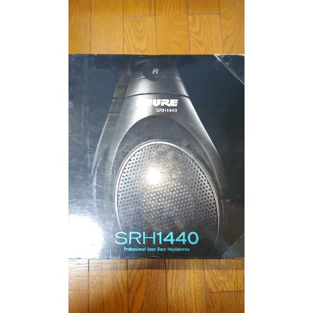 ヘッドフォン イヤフォン 開封未使用品 Shure シュア オープン型ヘッドホン Srh1440