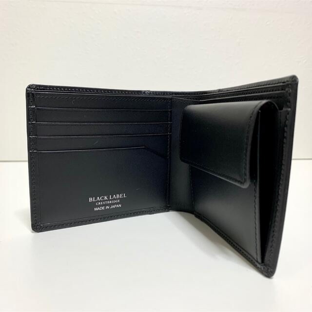 新品 BLACK LABEL ブラックレーベル  二つ折りウォレット ボルドー 4