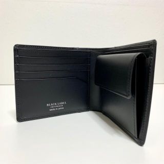 新品 BLACK LABEL ブラックレーベル  二つ折りウォレット ボルドー