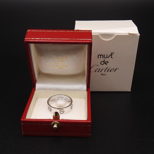 Cartier(カルティエ)の新品仕上 正規品 750 K18WG ホワイトゴールド カルティエ ラブ リング レディースのアクセサリー(リング(指輪))の商品写真