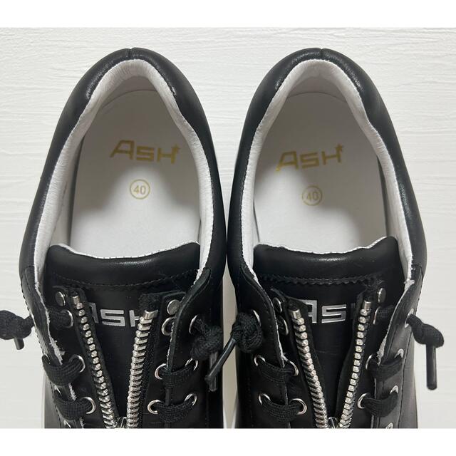 ASH(アッシュ)のern様専用　ASH アッシュ　ブラック靴　新品 レディースの靴/シューズ(スニーカー)の商品写真