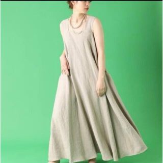 プラージュ(Plage)のPlage  新品★Linen キャミワンピース　36サイズ★(ロングワンピース/マキシワンピース)