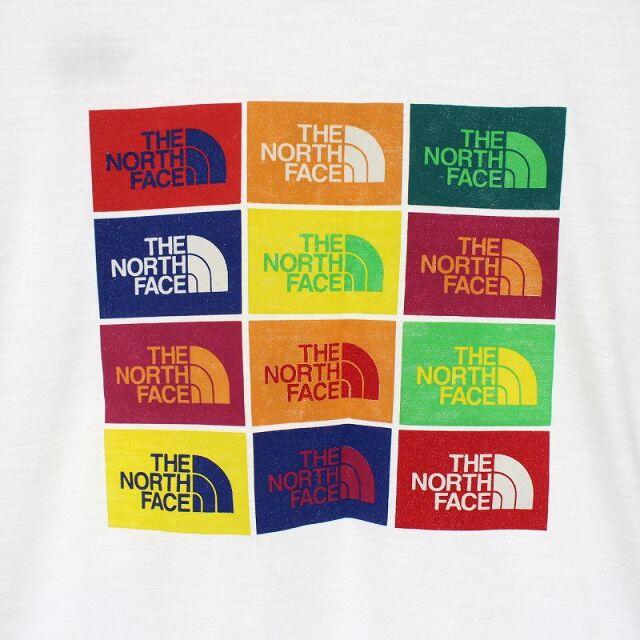 THE NORTH FACE(ザノースフェイス)のザノースフェイス ショートスリーブカラードハーフドームロゴスティー M 白 メンズのトップス(Tシャツ/カットソー(半袖/袖なし))の商品写真