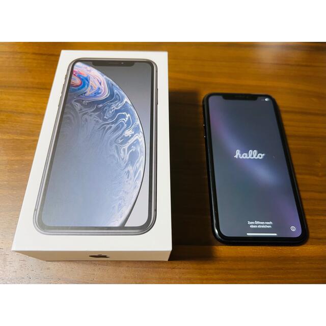 【スピード発送】iPhone XR Black 128 GB SIMフリーアイフォン