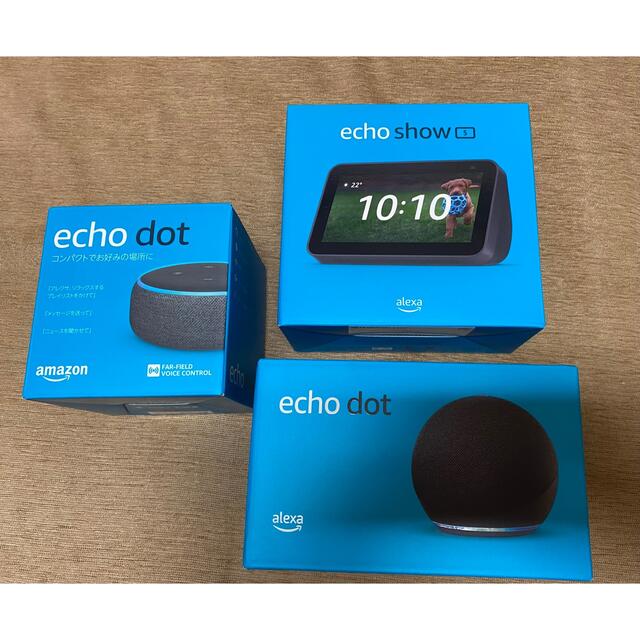 Amazon Echo  Dot第3.第4.Echo Show5  3点セットオーディオ機器