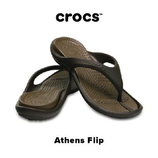 クロックス(crocs)の【新品未使用】 クロックス アテネ ビーチサンダル ブラウン メンズ 25cm(サンダル)