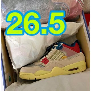 ナイキ(NIKE)のUNION NIKE AIR JORDAN 4 GUAVA ICE 26.5(スニーカー)