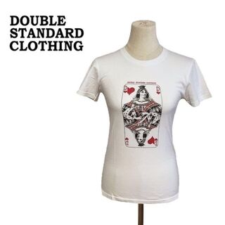 ダブルスタンダードクロージング(DOUBLE STANDARD CLOTHING)のダブルスタンダードクロージング　Tシャツ　半袖　白　トランプ　クイーン(Tシャツ(半袖/袖なし))