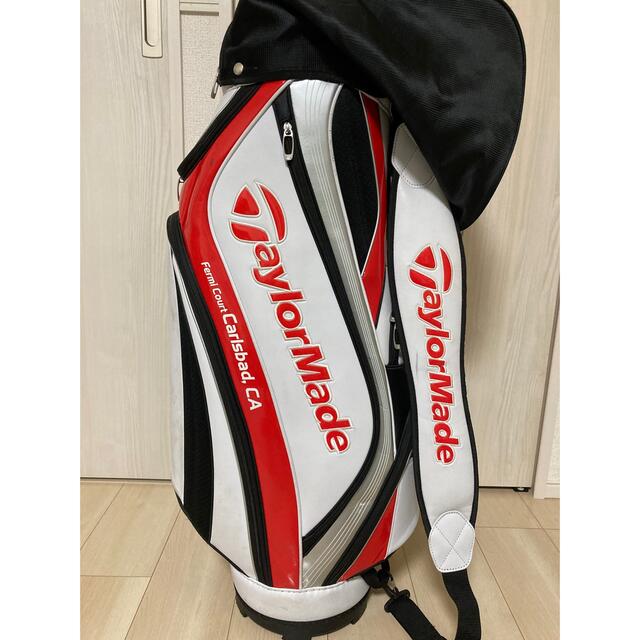 新品 TaylorMade キャディバッグ 9型 47インチ JJA93 黒赤