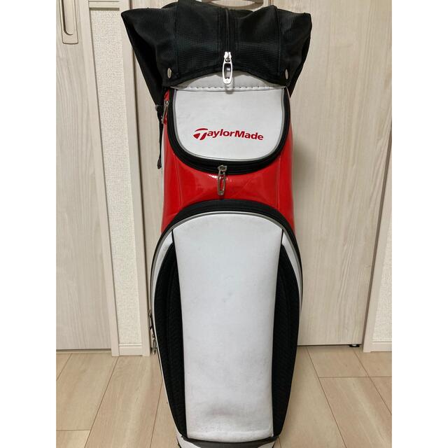 TaylorMade - テーラーメイド/キャディバッグ/軽量/赤×白×黒 TaylorMade - テーラーメイド/キャディバッグ/軽量/赤×白×黒