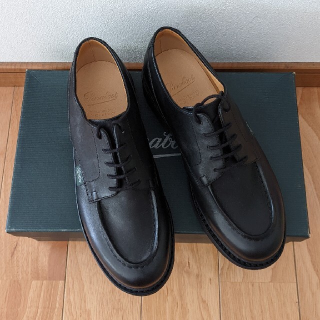 Paraboot(パラブーツ)のkaka様専用　Paraboot chambord noir UK5.5 メンズの靴/シューズ(ドレス/ビジネス)の商品写真