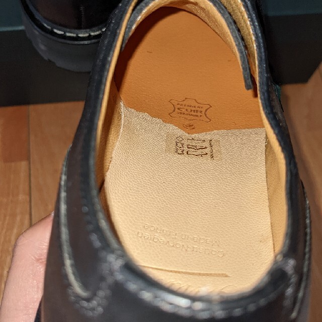 Paraboot(パラブーツ)のkaka様専用　Paraboot chambord noir UK5.5 メンズの靴/シューズ(ドレス/ビジネス)の商品写真