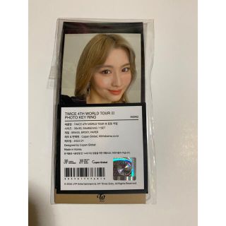 ウェストトゥワイス(Waste(twice))のTWICE モモ　公式キーリング、トレカ付き　バラ売り不可(アイドルグッズ)