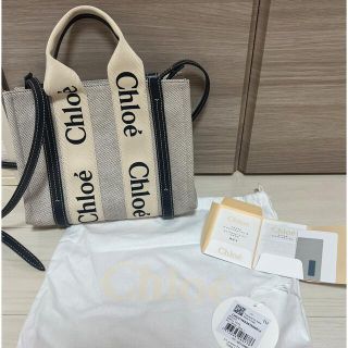 クロエ(Chloe)のChloe クロエ woody スモールトートバッグ(ショルダーバッグ)