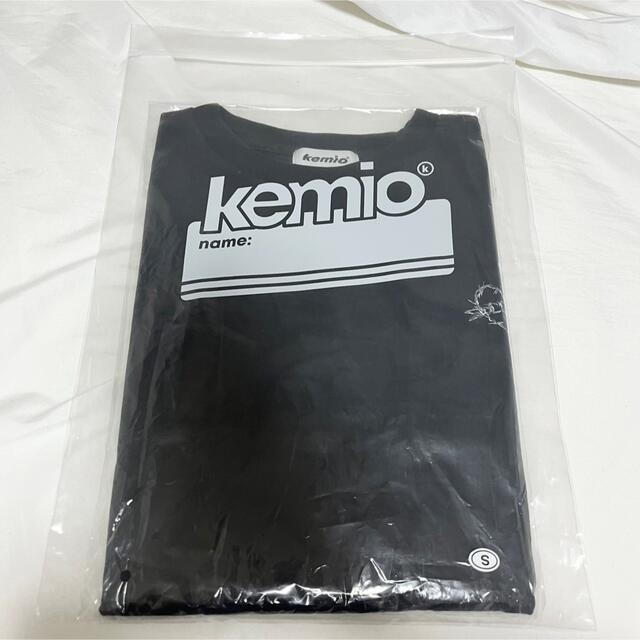 kemio HEART LONG t-shirt black ロンt Sサイズ