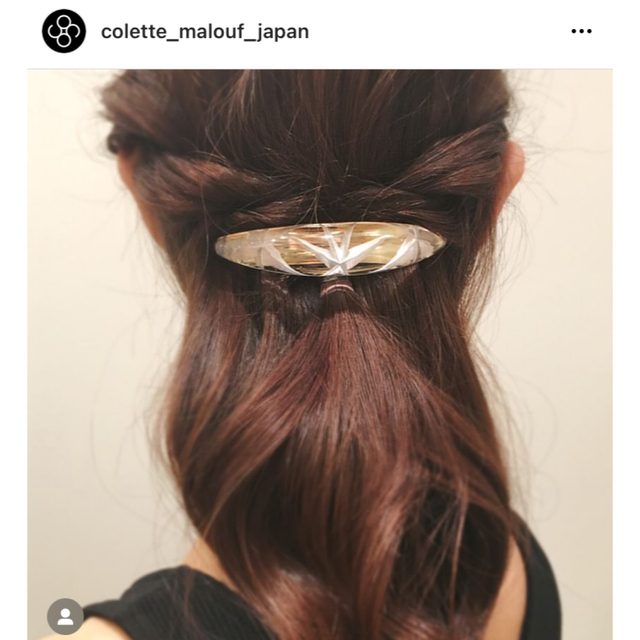 colette malouf(コレットマルーフ)のコレットマルーフ　バレッタ　スター　星 レディースのヘアアクセサリー(バレッタ/ヘアクリップ)の商品写真