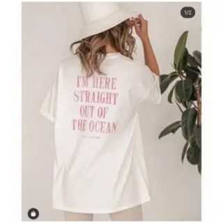 アリシアスタン(ALEXIA STAM)のAlexiastam Back message tee(Tシャツ(半袖/袖なし))