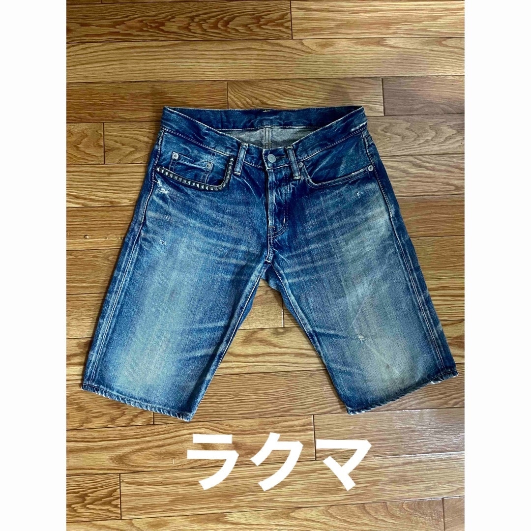 ハーフ デニム パンツHYSTERIC GLAMOUR ヒステリックグラマー メンズ