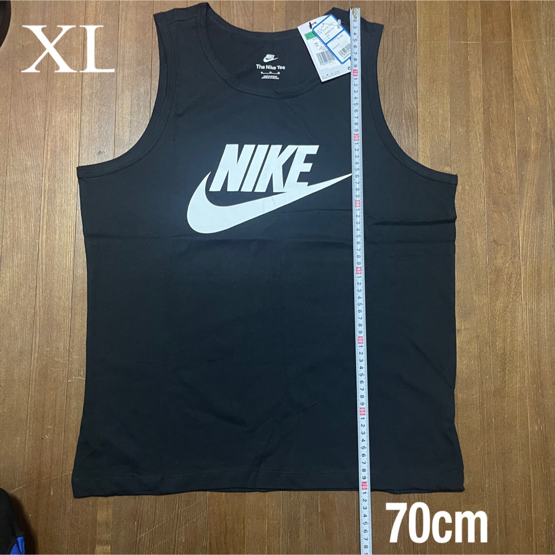 NIKE(ナイキ)の(King様専用)Nike人気胸ビッグロゴ未使用品タンクトップ(XL) メンズのトップス(タンクトップ)の商品写真