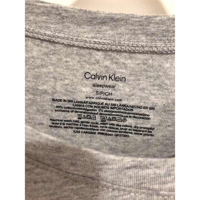 ck Calvin Klein(シーケーカルバンクライン)の新品　カルバンクライン　半袖　ルームウェア　上下　セット　M相当 レディースのルームウェア/パジャマ(ルームウェア)の商品写真