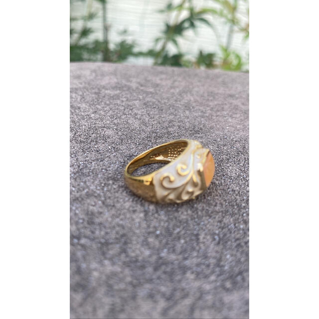 【OLD】USED antique design gold ring 2点set メンズのアクセサリー(リング(指輪))の商品写真