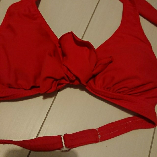 水着👙赤 トップスのみ☆ レディースの水着/浴衣(水着)の商品写真