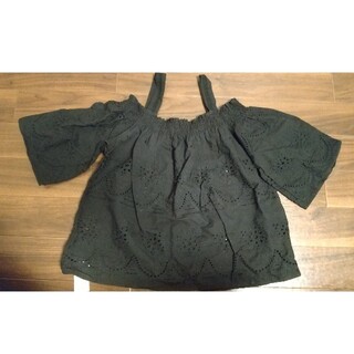 サンゴ(sango)のM☆オフショルダートップス(black)(Tシャツ(半袖/袖なし))