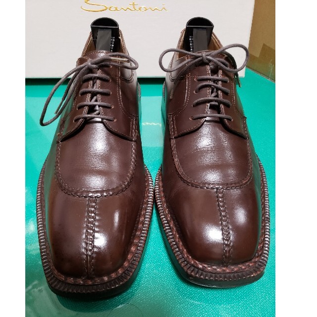 にイタリア Santoni - Santoni サントーニ ノルベジェーゼ製法 Uチップ
