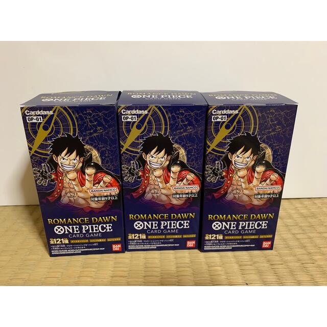 ONE PIECE ワンピース ROMANCE DAWN カードゲーム 3BOX