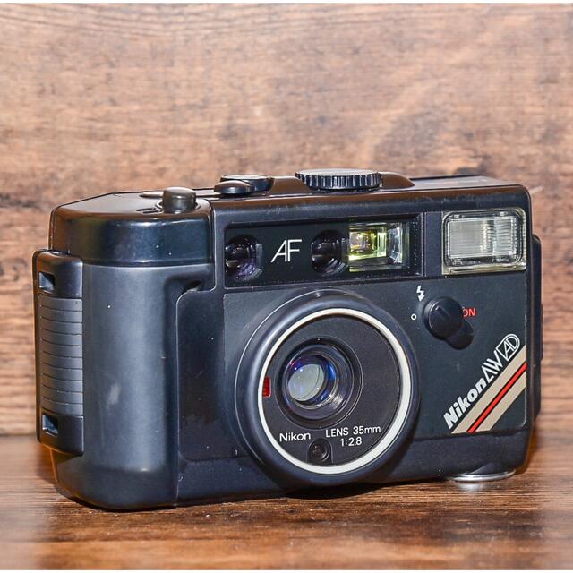 防水 フィルムカメラNIKON L35AW ADブラック 実用完動品