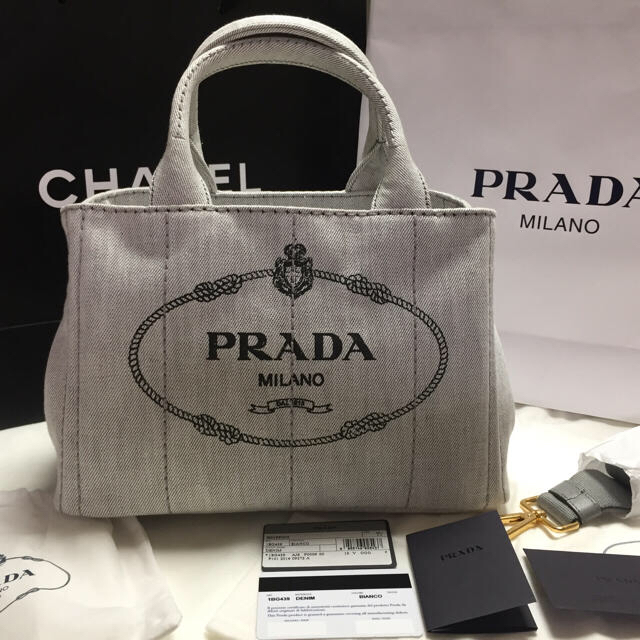 新品 PRADA 2WAY ショルダー トートバッグ カナパ プラダ 最終値下げ