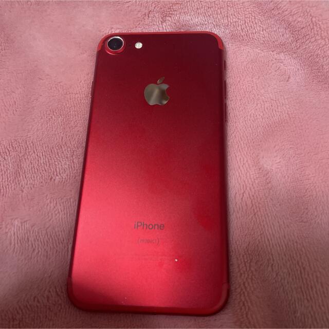 【美品】iPhone 7 Red 128 GB simフリー