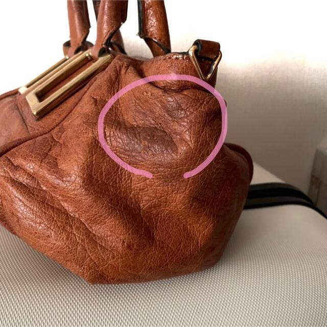 Chloe(クロエ)のChloe クロエ エテル ミニバッグ レザー ハンドバッグ ロゴ ゴールド金具 レディースのバッグ(ハンドバッグ)の商品写真
