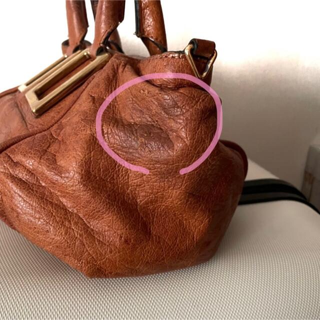 Chloe クロエ エテル ミニバッグ レザー ハンドバッグ ロゴ ゴールド金具