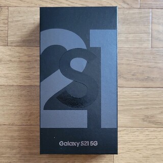 ギャラクシー(Galaxy)のau版Galaxy s21 5gプレミアムグレーsimロック解除品(スマートフォン本体)