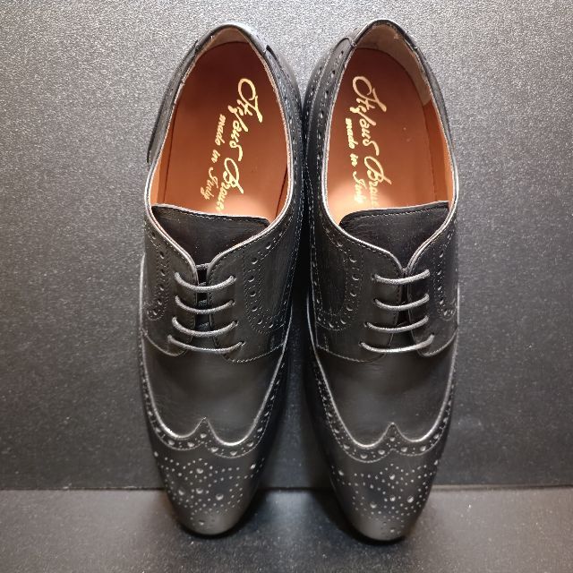 STEFANO BRANCHINI(ステファノブランキーニ)のステファノブランキーニ（Stefano Branchini） 革靴 黒 42 メンズの靴/シューズ(ドレス/ビジネス)の商品写真