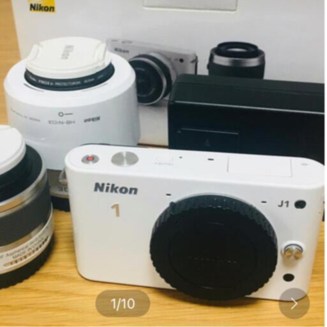 カメラ デジタルカメラ Nikon NIKON 1 J1 ズームレンズキット WHITE lp2m.ustjogja.ac.id