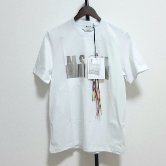 MSGM(エムエスジイエム)の【ラスト一品 新品レディース  S】MSGM　Tシャツ　人気モデル レディースのトップス(Tシャツ(半袖/袖なし))の商品写真