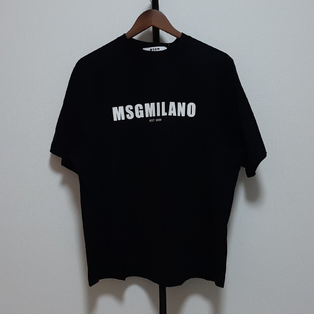 本物 MSGM シルク100 フローラル シースルー 半袖 Tシャツ XS 灰